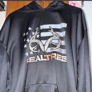 Realtree Black and Gray Hoodie with Logo